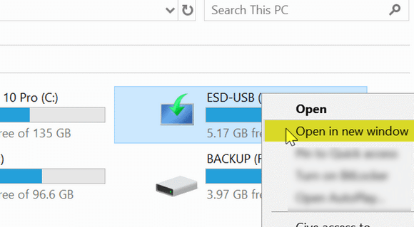 Step 01 Unmount Bootable Windows 10 DVD or USB