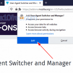User Agent Switcher Install 04
