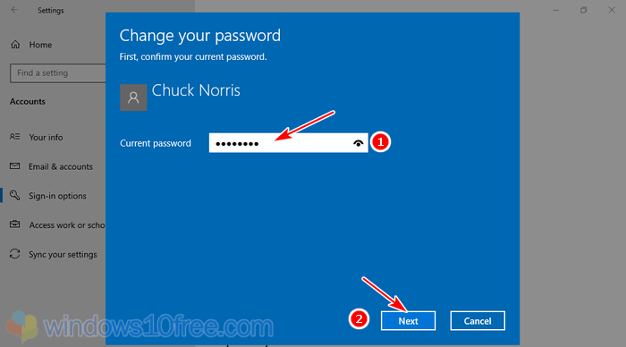 Change Password Enter Current Password 04