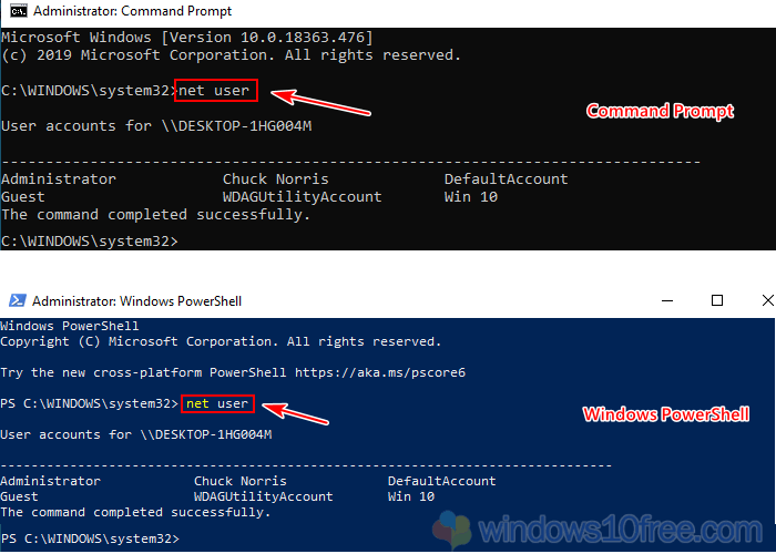 Change Password From Command Prompt 02