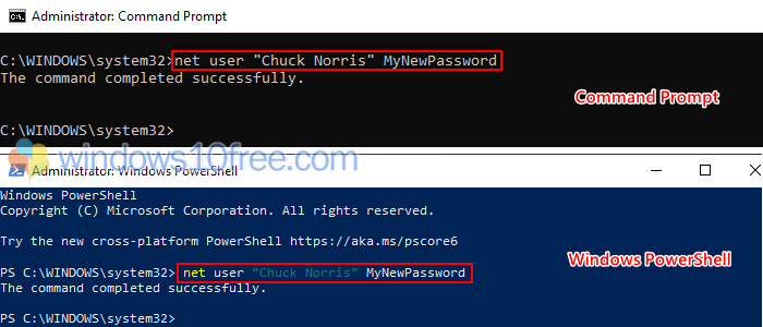 Change Password From Command Prompt 03