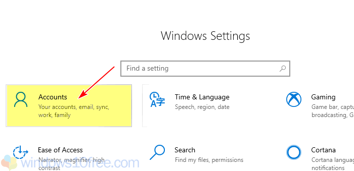 Change Password Windows Settings Select Account 02