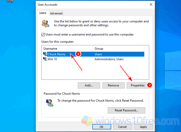 Change Username Windows 10 Advanced Control Panel 02