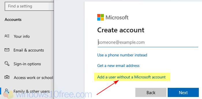 Create New Account Windows 10 04